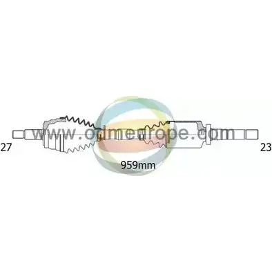 Приводной вал ODM-MULTIPARTS 3753214 YB2P T YO8JH 18-012790 изображение 0