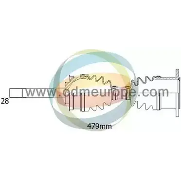 Приводной вал ODM-MULTIPARTS PVPTHM 3753747 18-143050 YGJ 6W3 изображение 0