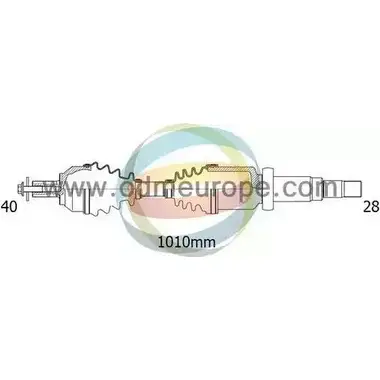 Приводной вал ODM-MULTIPARTS 3754431 18-272450 H5 UFYTM 7SRA5