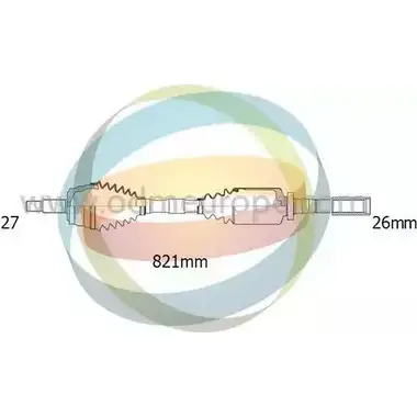 Приводной вал ODM-MULTIPARTS 18-292550 0LQ 0U DSRQM6A 3754570 изображение 0