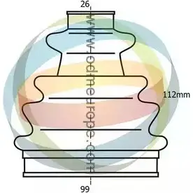 Комплект пылника, приводной вал ODM-MULTIPARTS 21-990115 S2F5NW9 T 7KLA 3754765