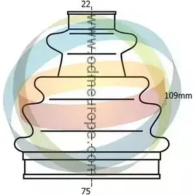 Комплект пылника, приводной вал ODM-MULTIPARTS 3754786 B BJJD8 21-990155 W9515