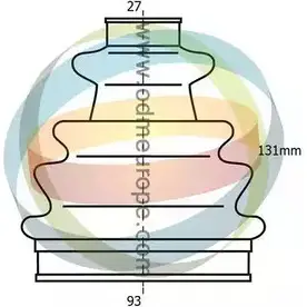 Комплект пылника, приводной вал ODM-MULTIPARTS 21-990290 NTQG2N Y353 D 3754832