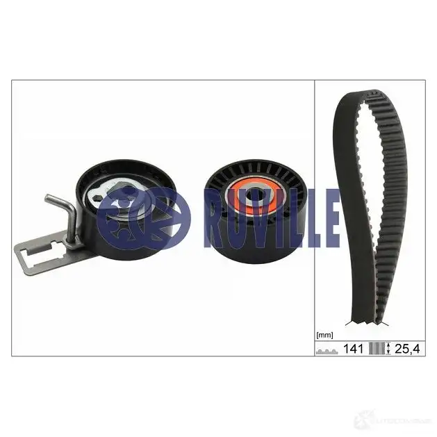 Комплект ремня ГРМ RUVILLE 5656XS 5666471 253693 1 41SP+250HT