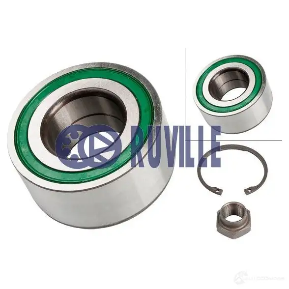 Подшипник ступицы колеса, комплект RUVILLE 4011442103866 V0R5 J 254826 5914 изображение 0