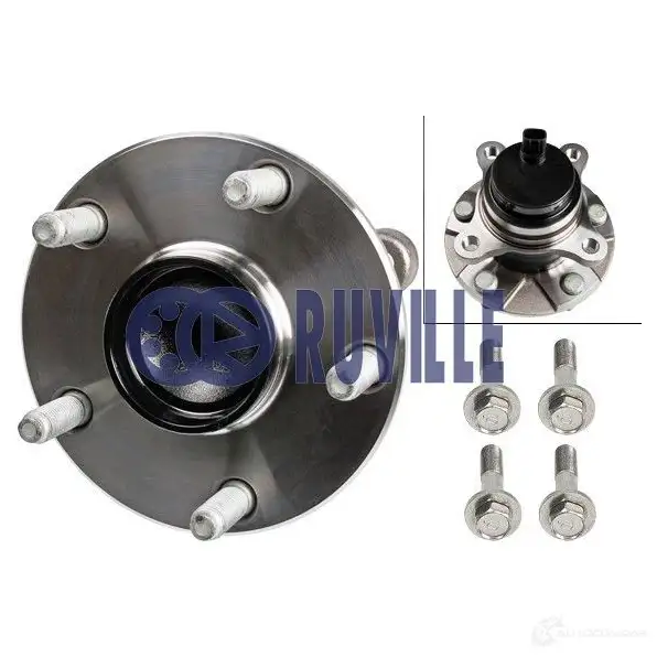 Подшипник ступицы колеса, комплект RUVILLE 6994 256223 2JU RF7 4011442059859