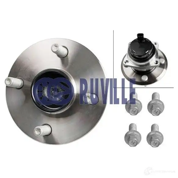 Подшипник ступицы колеса, комплект RUVILLE 6978 4011442042158 0061 DL 256209