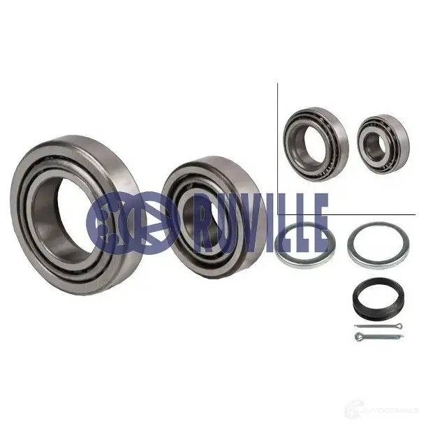 Подшипник ступицы колеса, комплект RUVILLE SE9K9 9 4011442104658 255130 6502 изображение 0