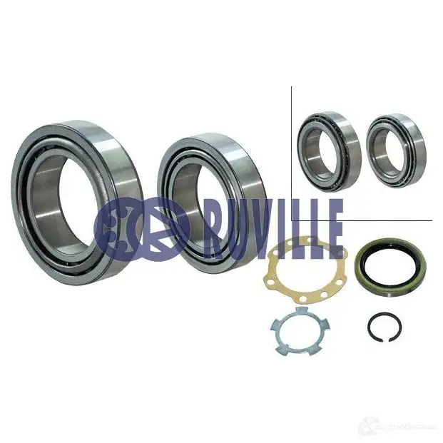 Подшипник ступицы колеса, комплект RUVILLE 4011442108847 6946 KE UOG 256180