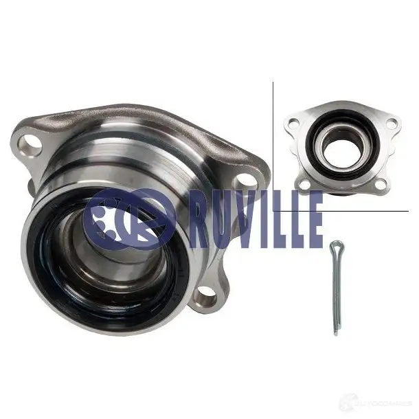 Подшипник ступицы колеса, комплект RUVILLE 6942 Z21U LX 4011442106065 256176
