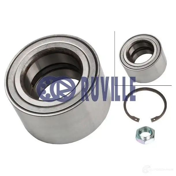 Подшипник ступицы колеса, комплект RUVILLE 254623 G 1O43 5860 4011442036157