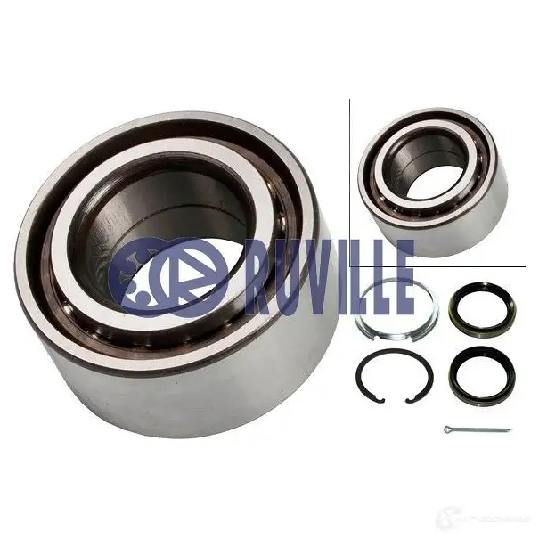 Подшипник ступицы колеса, комплект RUVILLE 1IS0 0CA 4011442105846 6916 256154