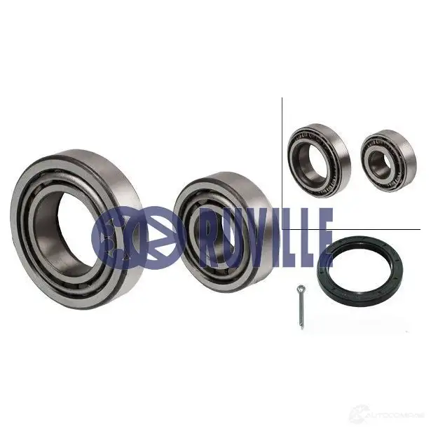 Подшипник ступицы колеса, комплект RUVILLE 256206 XVJ A6T1 4011442041168 6975