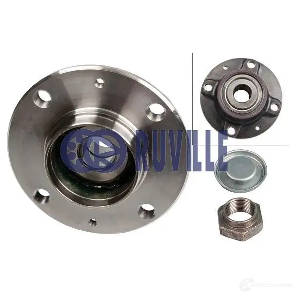 Подшипник ступицы колеса, комплект RUVILLE 6632 I8H EP9 255715 4011442109653