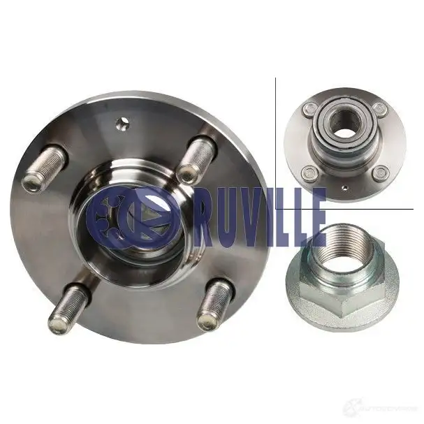 Подшипник ступицы колеса, комплект RUVILLE 4011442108922 7323 DP VSAU 256396