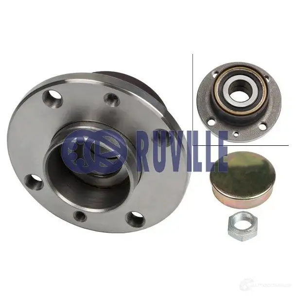 Подшипник ступицы колеса, комплект RUVILLE PPLU 4U 5853 254616 4011442108755
