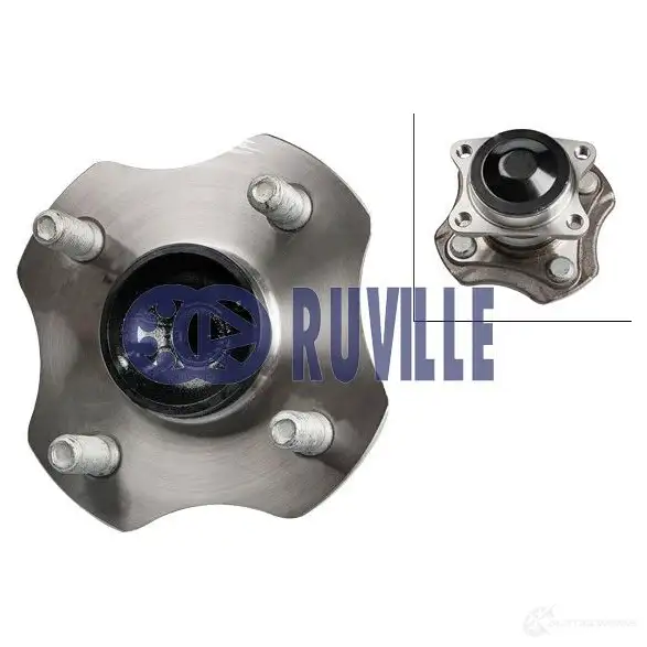 Подшипник ступицы колеса, комплект RUVILLE NQ93 CYH 6930 256164 4011442109448