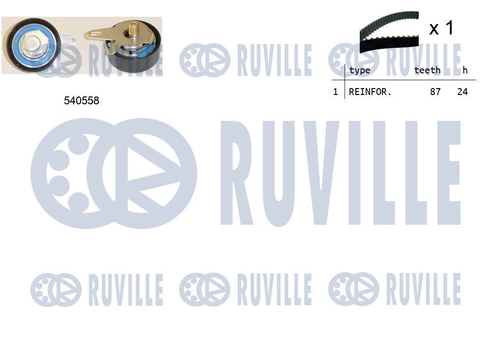 Комплект ремня ГРМ RUVILLE 550281 8LC W5J 1440087276 - Изображение 1