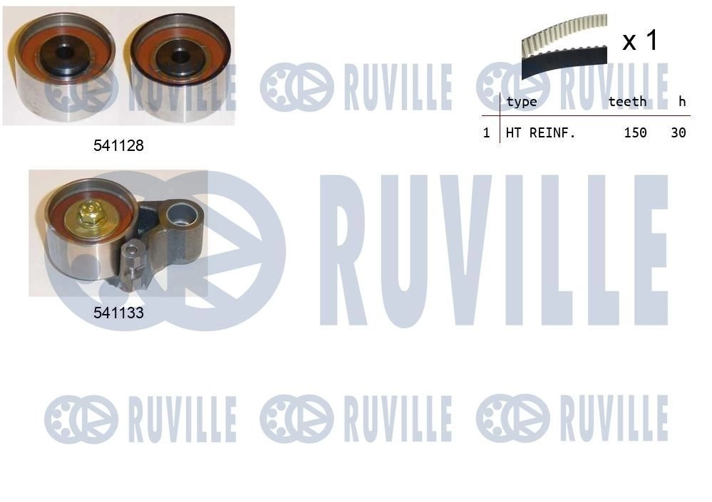Комплект ремня ГРМ RUVILLE 1440087287 U7BL9 KE 550290 - Изображение 1