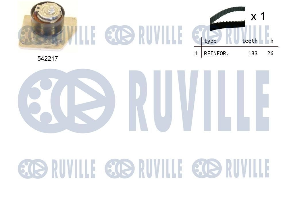 Комплект ремня ГРМ RUVILLE SEAO TWS 550336 1440087355 изображение 0