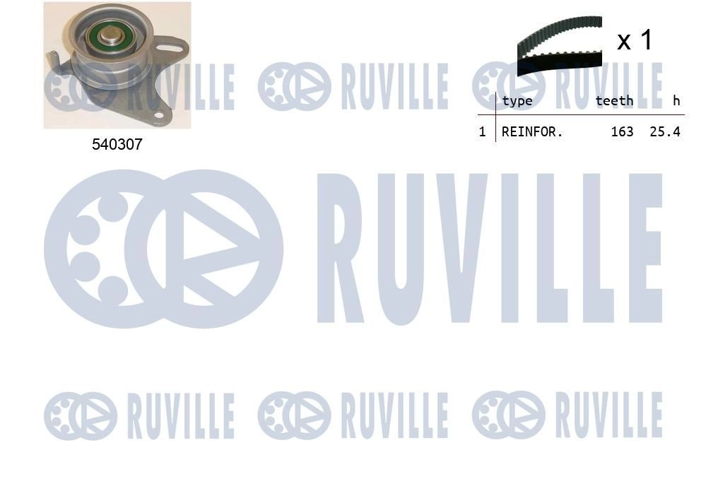 Комплект ремня ГРМ RUVILLE LR E6PSF 1440087499 550452 - Изображение 1