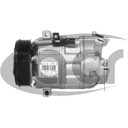 Компрессор кондиционера ACR YT 0UR39 IGDQEF 132914R 3757214