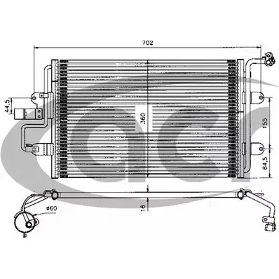 Радиатор кондиционера ACR 4QXZCE K 3759282 NFTBM 300046 изображение 0