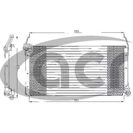 Радиатор кондиционера ACR 4DS GY 3759479 W5PN0 300297 изображение 0