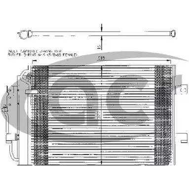 Радиатор кондиционера ACR GZZ9 B 300341 KJFJL1F 3759520 изображение 0