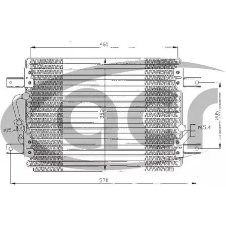 Радиатор кондиционера ACR 3759607 BS MBJ PCIOSKF 300430 изображение 0