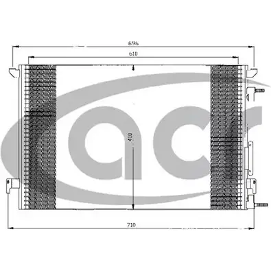 Радиатор кондиционера ACR 3759675 XIC9QW7 300500 Q3URV P изображение 0