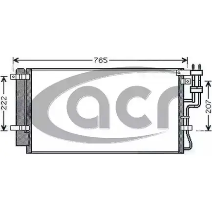 Радиатор кондиционера ACR DWQ35YL 300708 5 RMXV 3759876 изображение 0