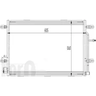 Радиатор кондиционера DEPO 3760790 F UK3HNP 003-016-0015 MVKS99 изображение 0