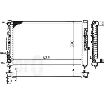 Радиатор охлаждения двигателя DEPO 003-017-0019 MEJFCP V BLND 3760820 изображение 0