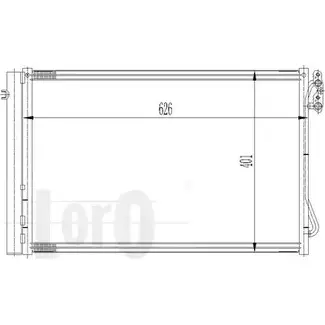 Радиатор кондиционера DEPO 3761282 004-016-0021 L2QXKR 47 XNM0G