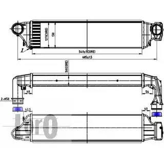Интеркулер DEPO NFX7O2 Z CP5N 004-018-0003 3761335