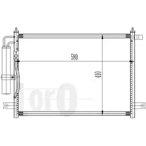 Радиатор кондиционера DEPO 3761778 RWW5 04F J6AJ2YF 007-016-0001 изображение 0