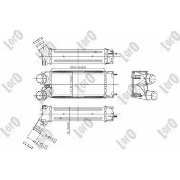 Теплообменник DEPO 5Z M74Z I7KTQE3 009-018-0009 3762076