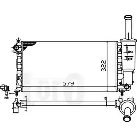 Радиатор охлаждения двигателя DEPO 3762687 YBL7 Z0 016-017-0021 8IJ4QM