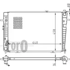 Радиатор охлаждения двигателя DEPO 3763996 TR N7I G5SP3Q 019-017-0019-B