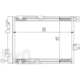 Радиатор кондиционера DEPO BCGGO6 3765338 037-016-0008 N3X N5VM изображение 0