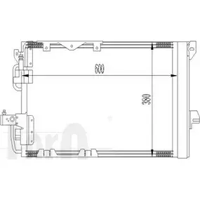 Радиатор кондиционера DEPO 037-016-0016 5189S 3765346 TR1 QE