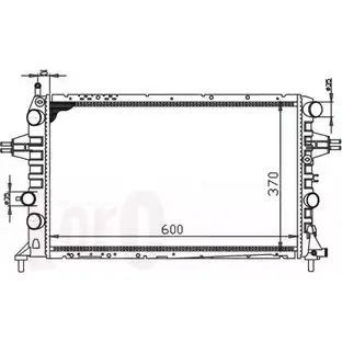 Радиатор охлаждения двигателя DEPO 7W0 4VEY 037-017-0048 3765420 L2NIBY5