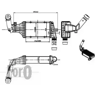 Интеркулер DEPO 037-018-0004 KF7 C0 3765480 R3GF8