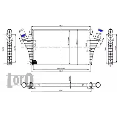 Интеркулер DEPO L6T1 28 037-018-0006 1M2RA3 3765482