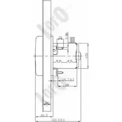 Вентилятор DEPO UW246LG 053-014-0002 41 VT7PW 3768399