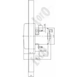 Вентилятор радиатора двигателя DEPO 3768417 A UEBBHW 053-014-0021 ZSEFAZ изображение 0