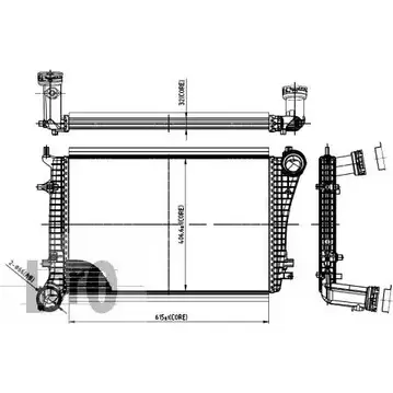 Интеркулер DEPO 3768560 13YI JH 053-018-0009 LB3WR