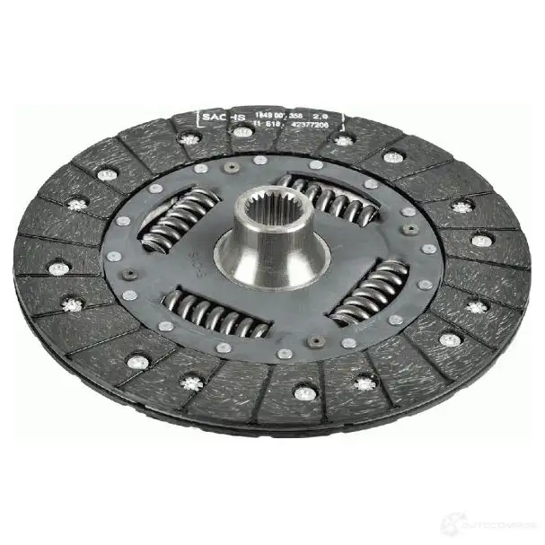 Диск сцепления SACHS 1878 006 287 384387 4013872772094 3 HGWS - Изображение 1
