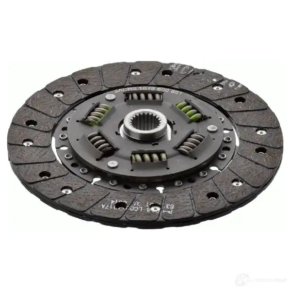 Диск сцепления SACHS 4013872843732 1878 600 861 6033586 MD M2PG - Изображение 1